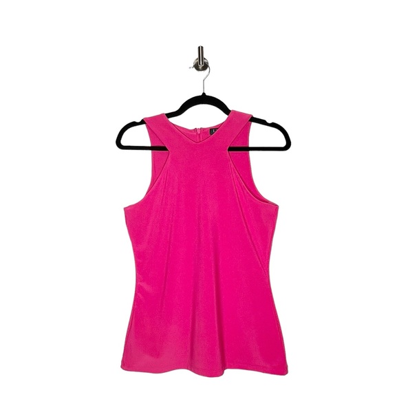 Lauren Ralph Lauren Cutaway Jersey Tank Pink Size Small - Picture 2 of 7